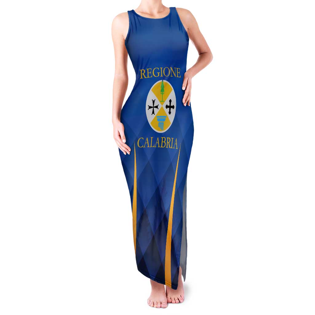 Italy Calabria Tank Maxi Dress Flag Style - Wonder Print Shop
