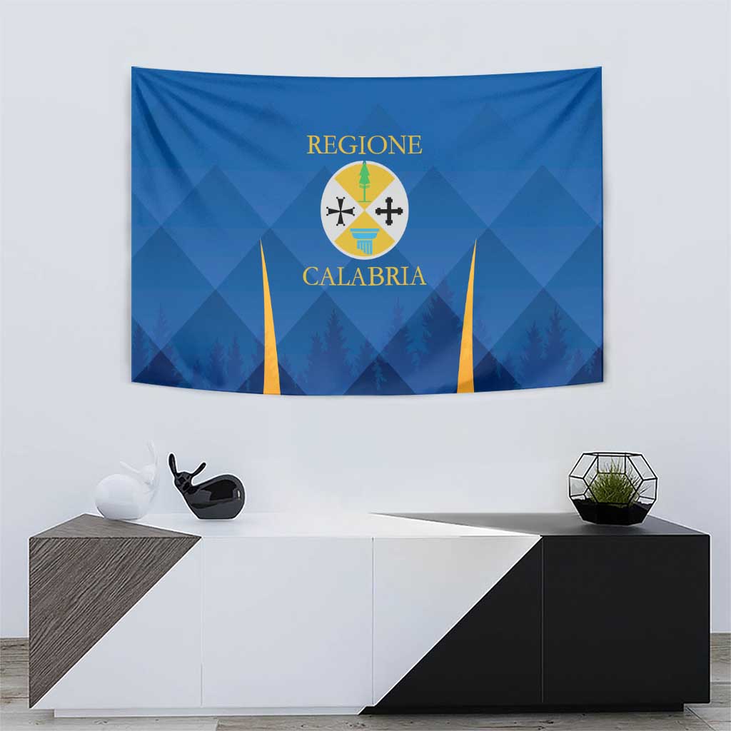 Italy Calabria Tapestry Flag Style - Wonder Print Shop