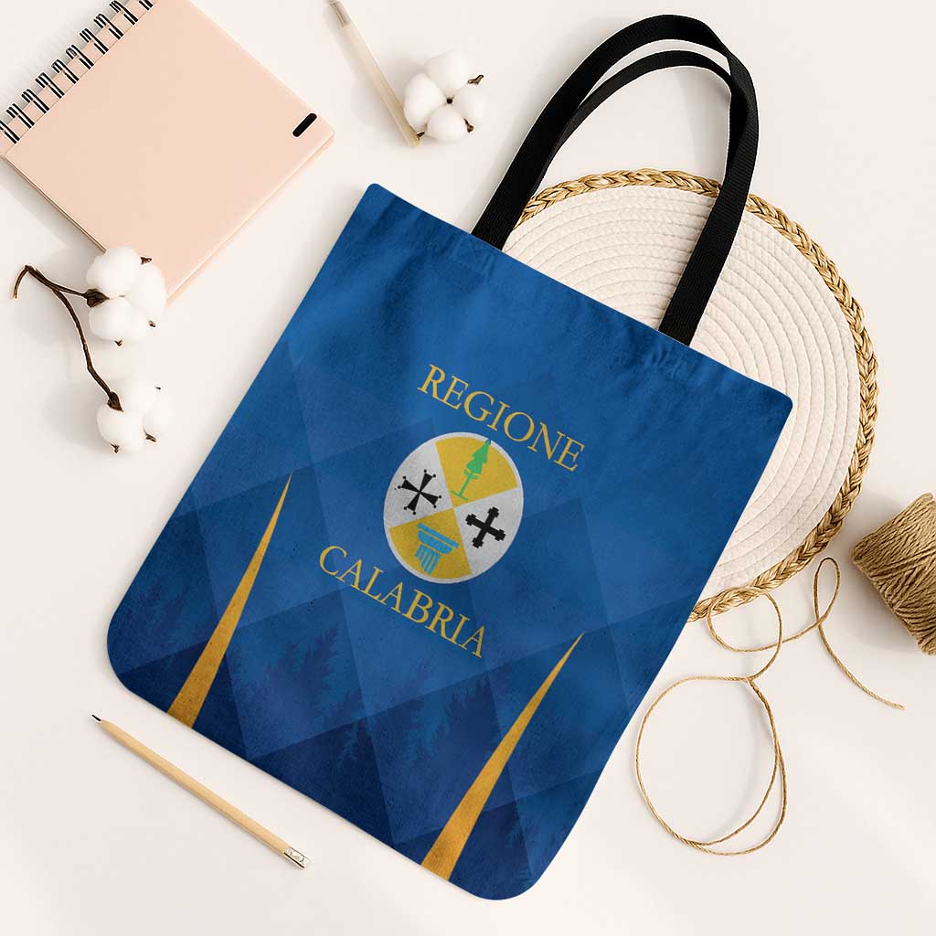 Italy Calabria Tote Bag Flag Style - Wonder Print Shop