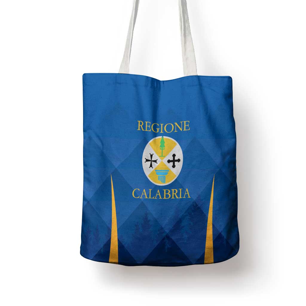 Italy Calabria Tote Bag Flag Style - Wonder Print Shop