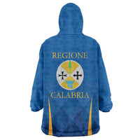 Italy Calabria Wearable Blanket Hoodie Flag Style - Wonder Print Shop