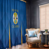 Italy Calabria Window Curtain Flag Style - Wonder Print Shop
