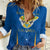 Italy Calabria Women Casual Shirt Flag Style - Wonder Print Shop