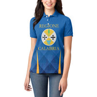 Italy Calabria Women Polo Shirt Flag Style - Wonder Print Shop