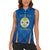 Italy Calabria Women Sleeveless Polo Shirt Flag Style - Wonder Print Shop