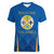 Italy Calabria Women V-Neck T-Shirt Flag Style - Wonder Print Shop