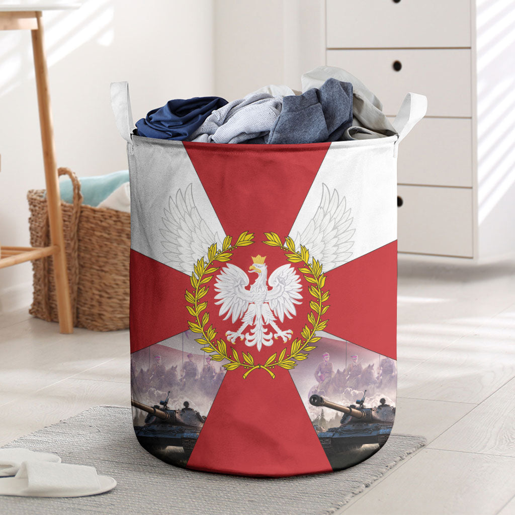 Polish Armed Forces Day Laundry Basket Bog Honor Ojczyzna Heritage