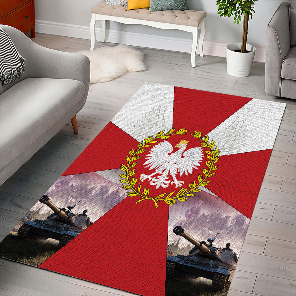 Polish Armed Forces Day Area Rug Bog Honor Ojczyzna Heritage