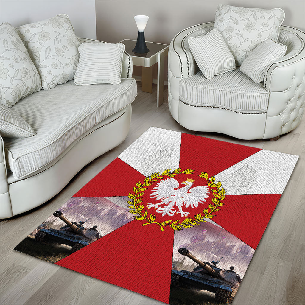 Polish Armed Forces Day Area Rug Bog Honor Ojczyzna Heritage