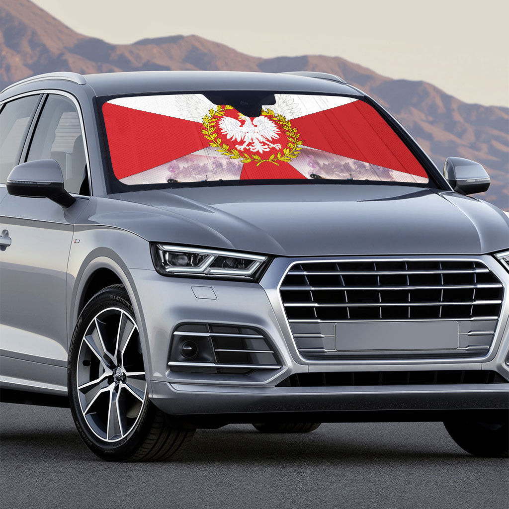 Polish Armed Forces Day Auto Sun Shade Bog Honor Ojczyzna Heritage