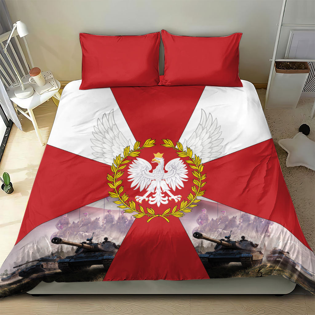 Polish Armed Forces Day Bedding Set Bog Honor Ojczyzna Heritage