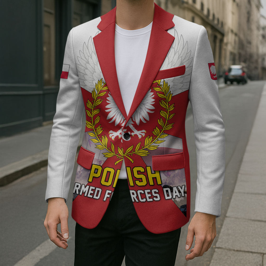Polish Armed Forces Day Blazer Bog Honor Ojczyzna Heritage