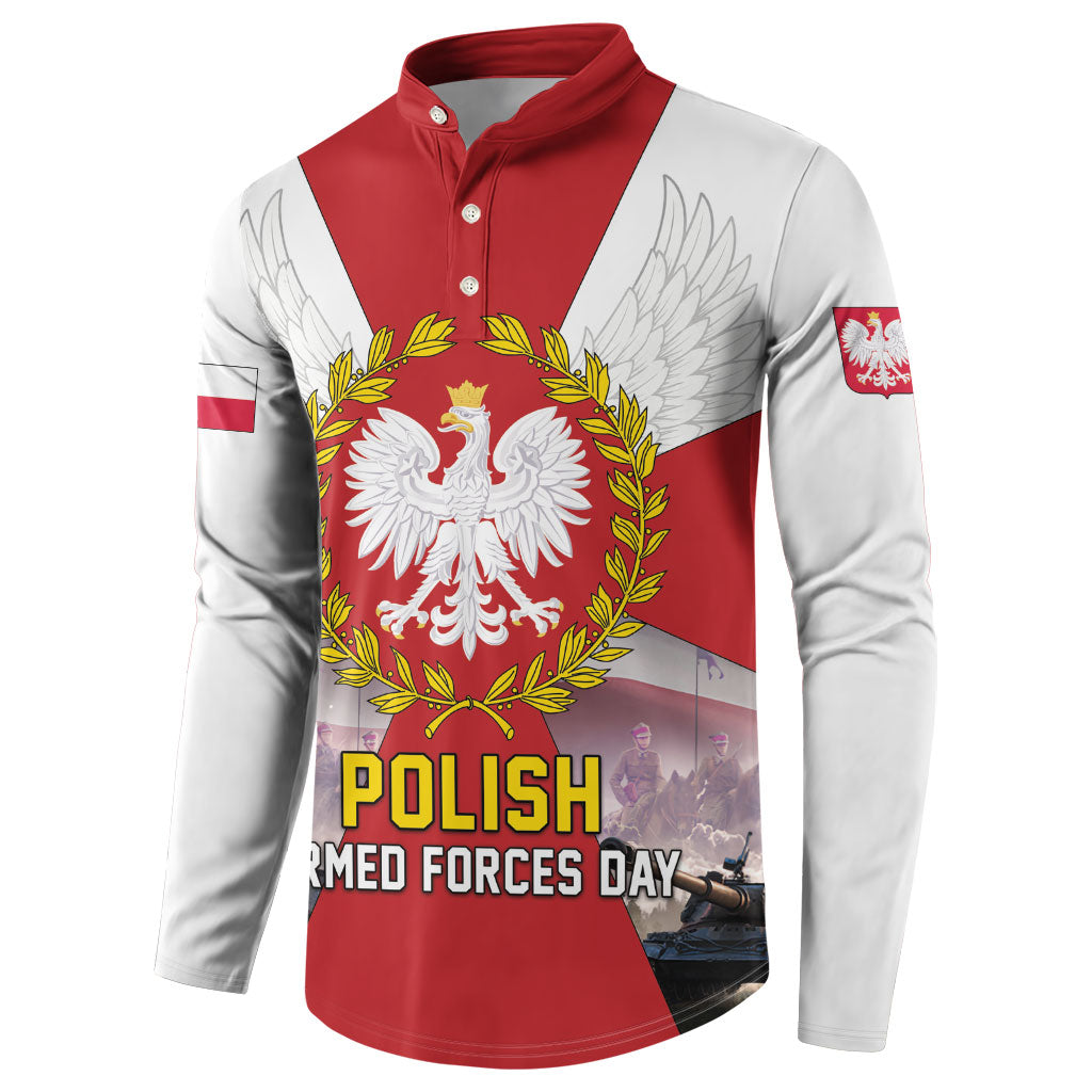 Polish Armed Forces Day Button Sweatshirt Bog Honor Ojczyzna Heritage
