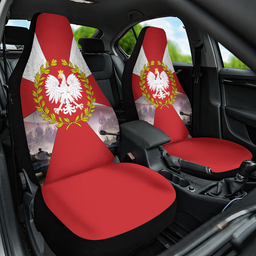 Polish Armed Forces Day Car Seat Cover Bog Honor Ojczyzna Heritage