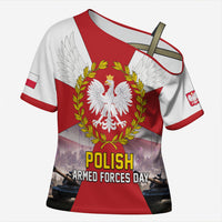 Polish Armed Forces Day Cross Shoulder Shirt Bog Honor Ojczyzna Heritage