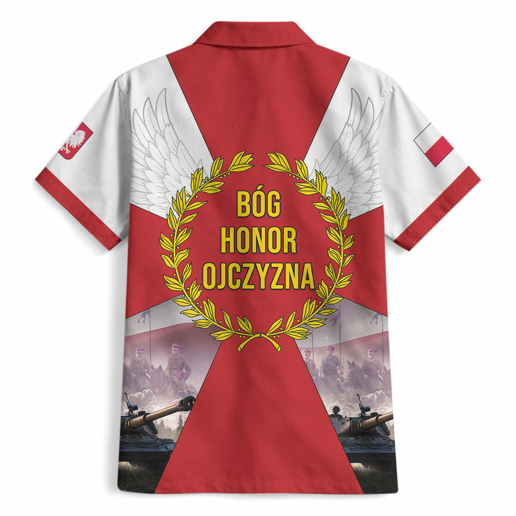 Polish Armed Forces Day Hawaiian Shirt Bog Honor Ojczyzna Heritage
