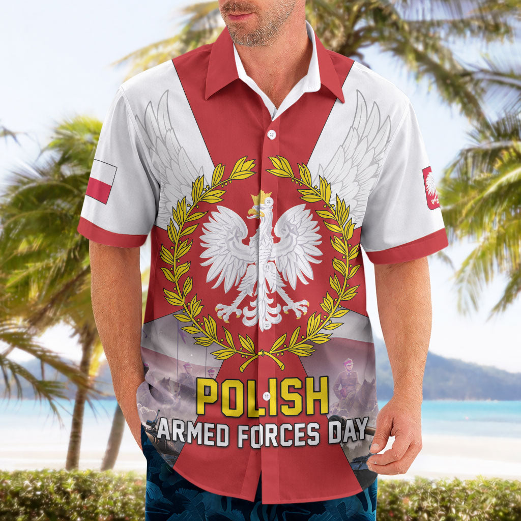Polish Armed Forces Day Hawaiian Shirt Bog Honor Ojczyzna Heritage