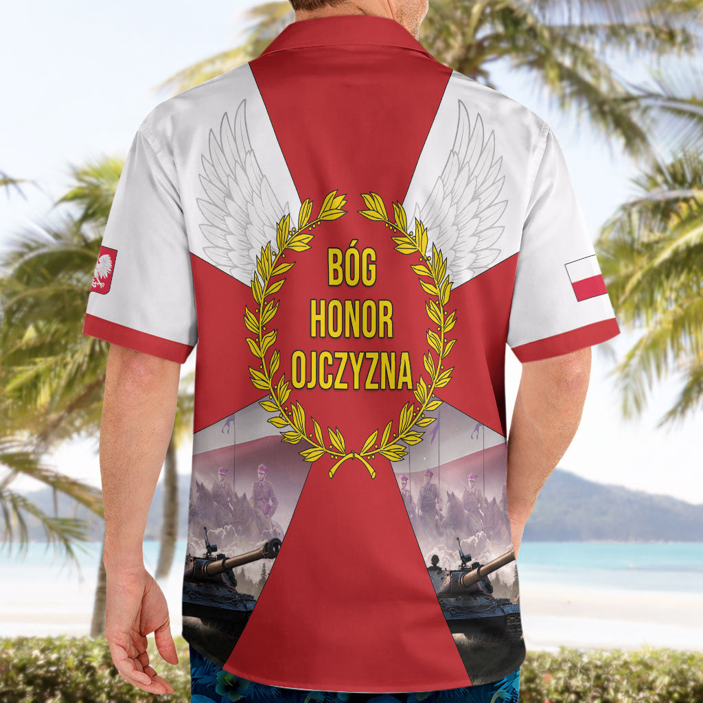 Polish Armed Forces Day Hawaiian Shirt Bog Honor Ojczyzna Heritage