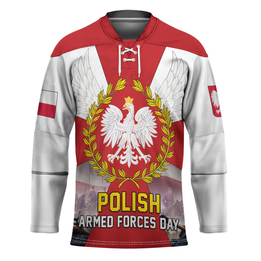 Polish Armed Forces Day Hockey Jersey Bog Honor Ojczyzna Heritage