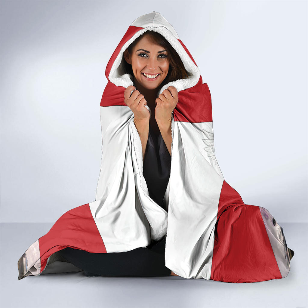 Polish Armed Forces Day Hooded Blanket Bog Honor Ojczyzna Heritage