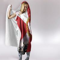 Polish Armed Forces Day Hooded Blanket Bog Honor Ojczyzna Heritage