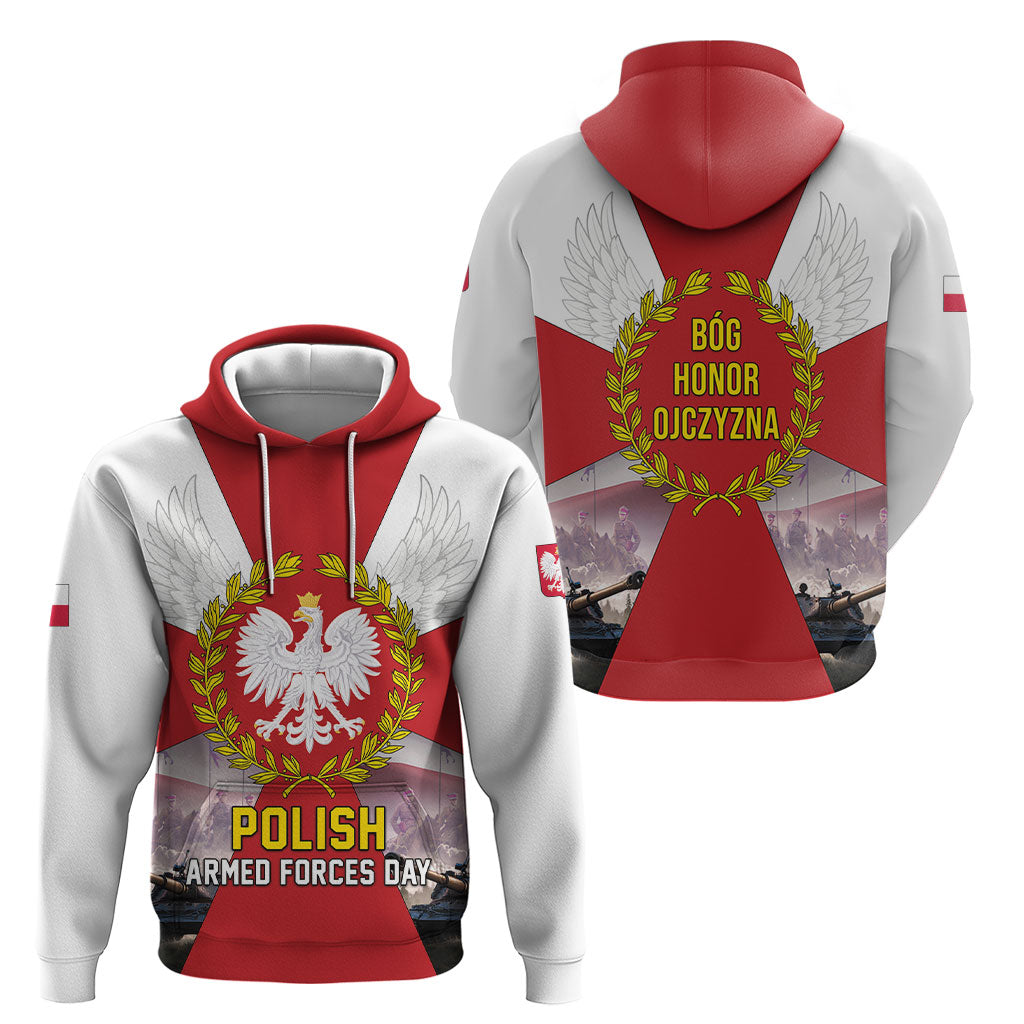 Polish Armed Forces Day Hoodie Bog Honor Ojczyzna Heritage