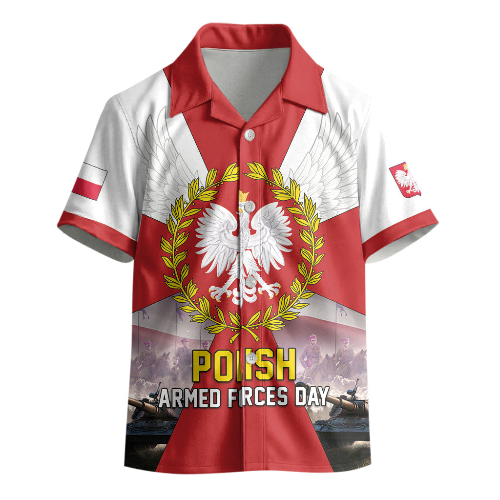 Polish Armed Forces Day Kid Hawaiian Shirt Bog Honor Ojczyzna Heritage