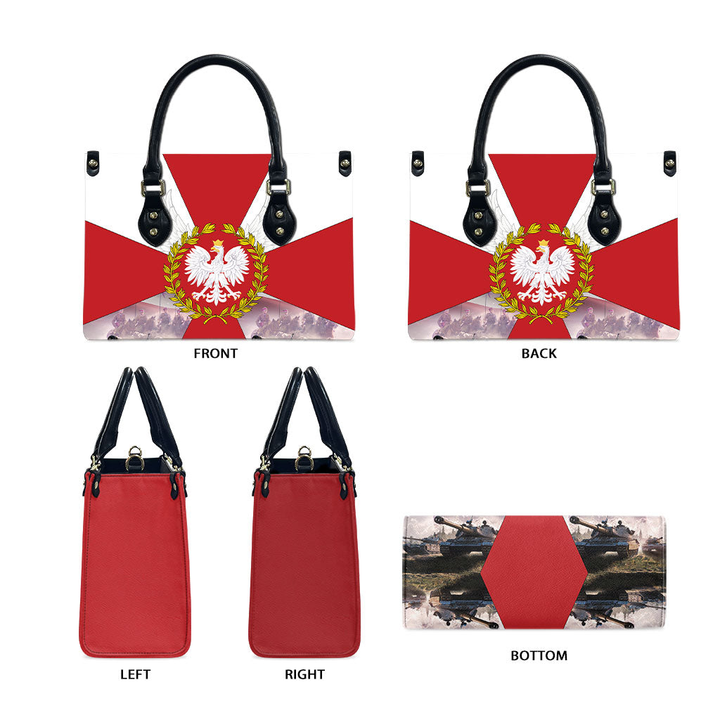Polish Armed Forces Day Leather Bag Bog Honor Ojczyzna Heritage