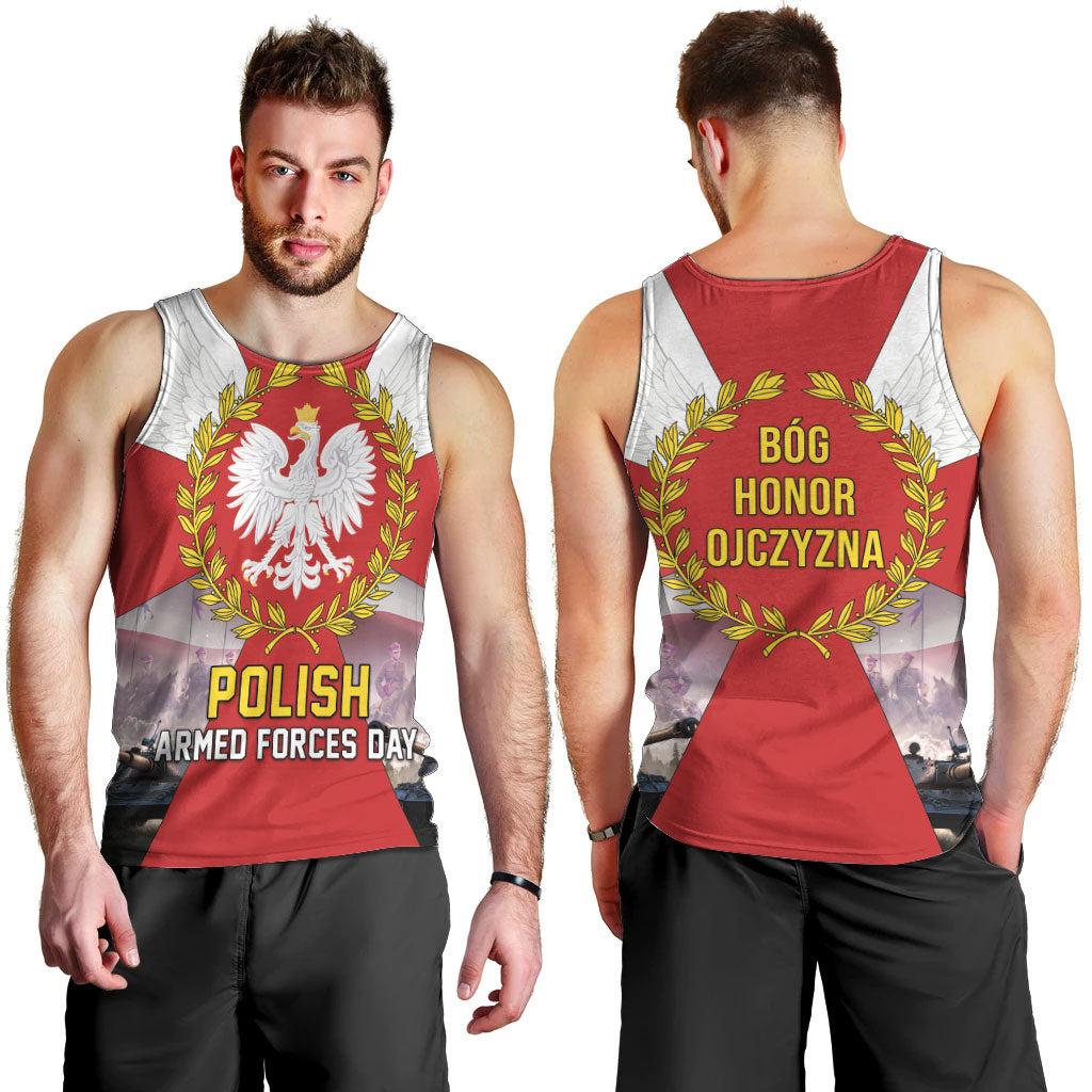 Polish Armed Forces Day Men Tank Top Bog Honor Ojczyzna Heritage