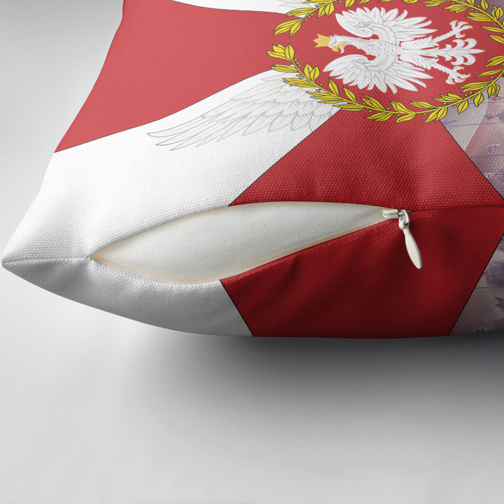Polish Armed Forces Day Pillow Cover Bog Honor Ojczyzna Heritage