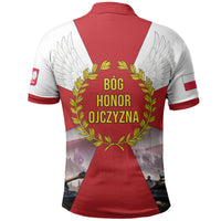 Polish Armed Forces Day Polo Shirt Bog Honor Ojczyzna Heritage