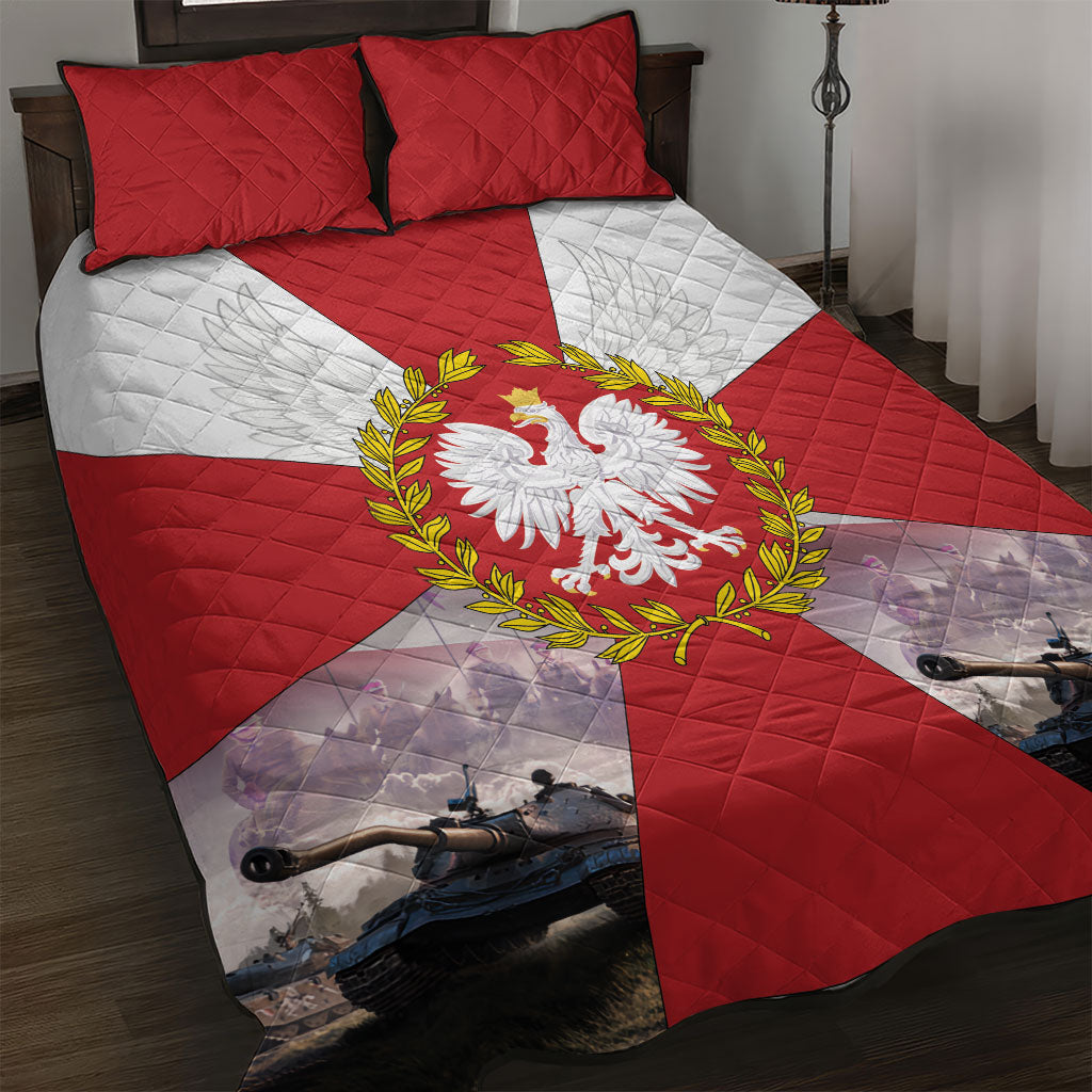 Polish Armed Forces Day Quilt Bed Set Bog Honor Ojczyzna Heritage