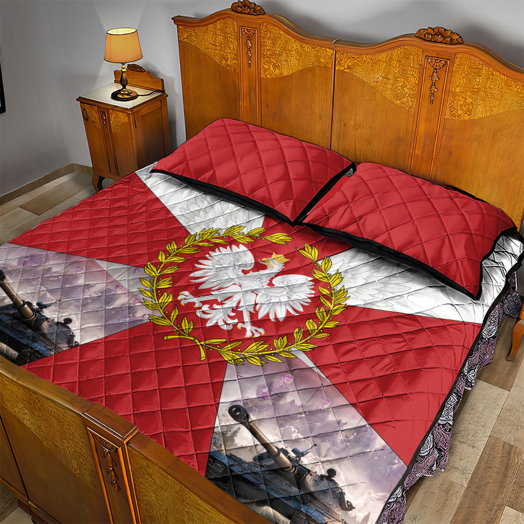 Polish Armed Forces Day Quilt Bed Set Bog Honor Ojczyzna Heritage