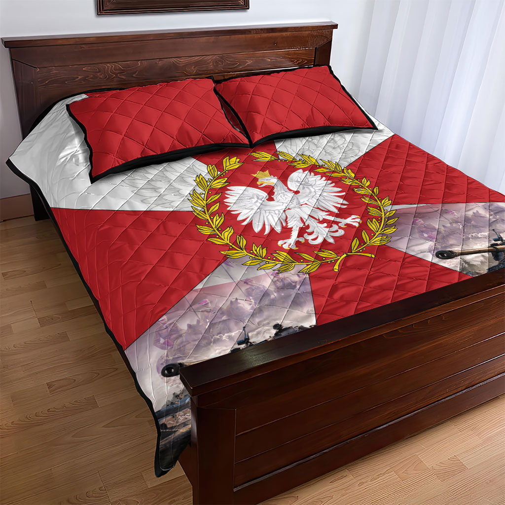 Polish Armed Forces Day Quilt Bed Set Bog Honor Ojczyzna Heritage