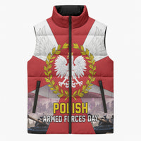 Polish Armed Forces Day Sleeveless Puffer Jacket Bog Honor Ojczyzna Heritage