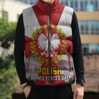 Polish Armed Forces Day Sleeveless Puffer Jacket Bog Honor Ojczyzna Heritage