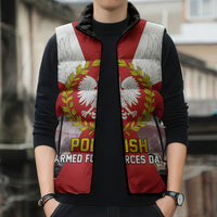 Polish Armed Forces Day Sleeveless Puffer Jacket Bog Honor Ojczyzna Heritage