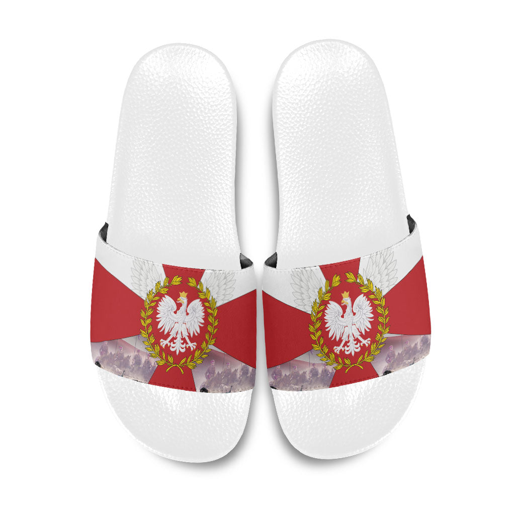 Polish Armed Forces Day Slide Sandals Bog Honor Ojczyzna Heritage