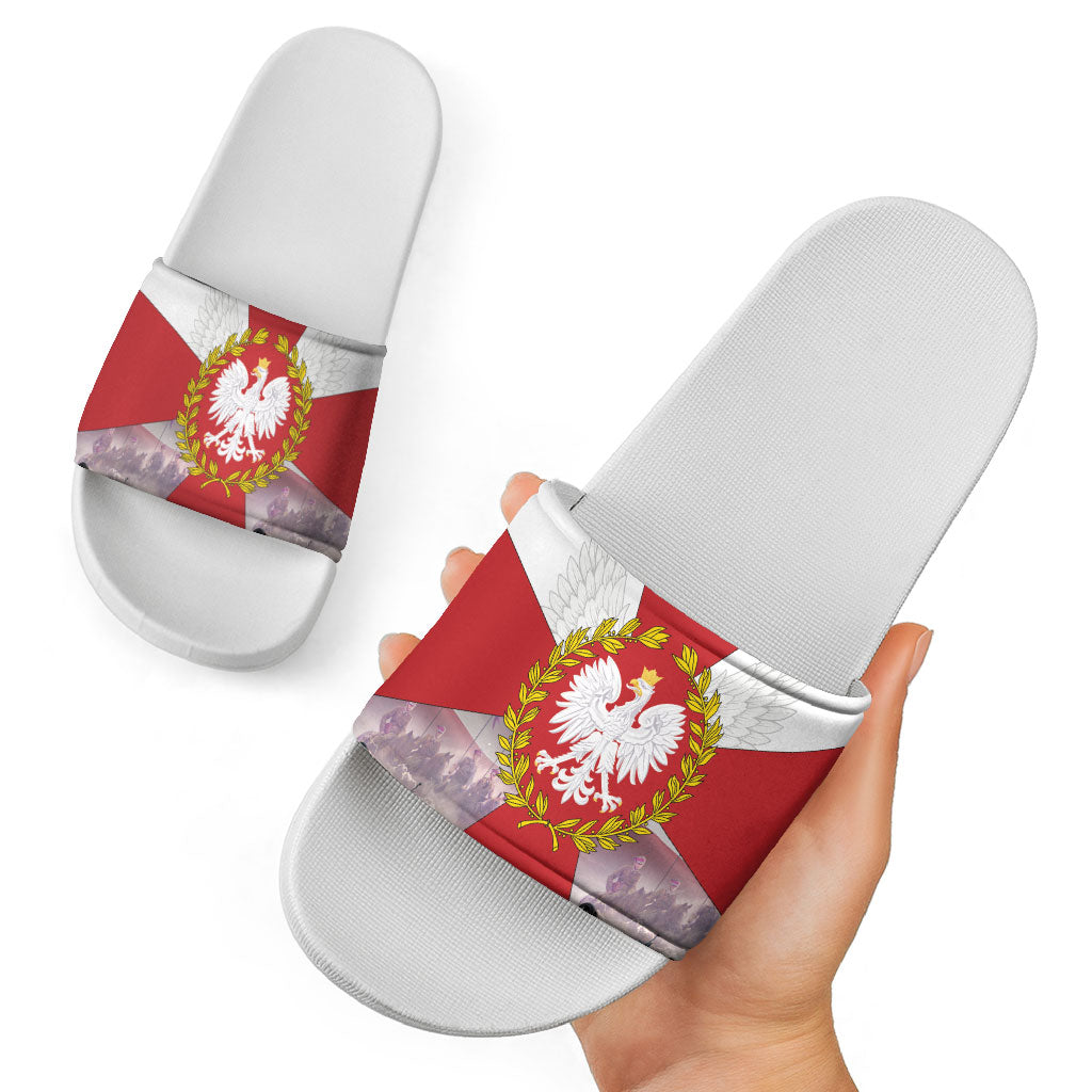 Polish Armed Forces Day Slide Sandals Bog Honor Ojczyzna Heritage