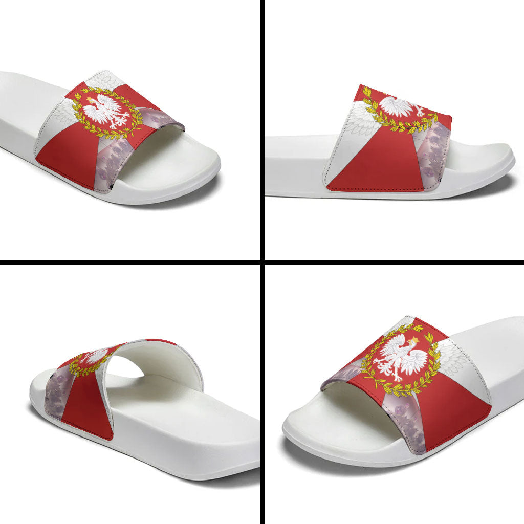 Polish Armed Forces Day Slide Sandals Bog Honor Ojczyzna Heritage