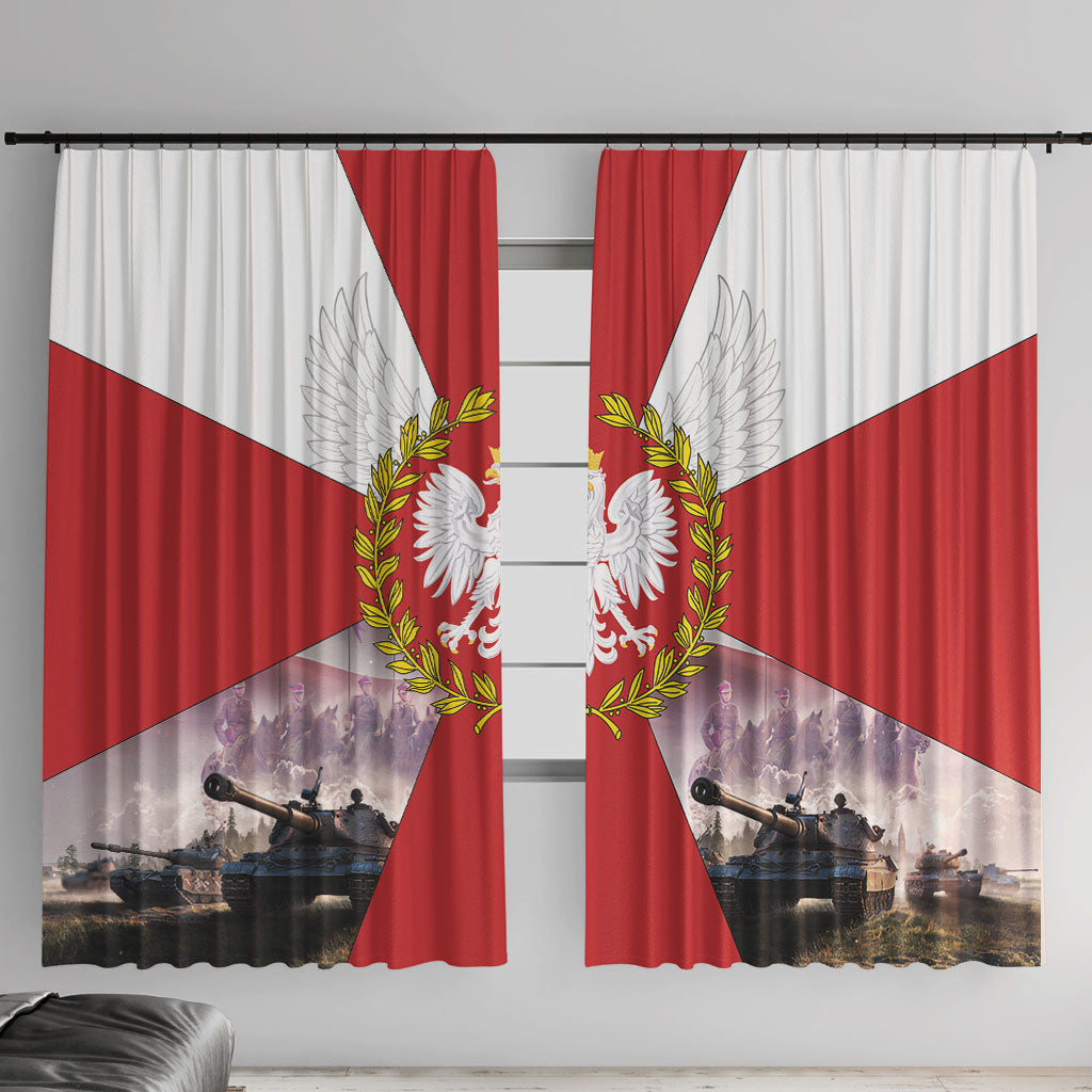 Polish Armed Forces Day Window Curtain Bog Honor Ojczyzna Heritage