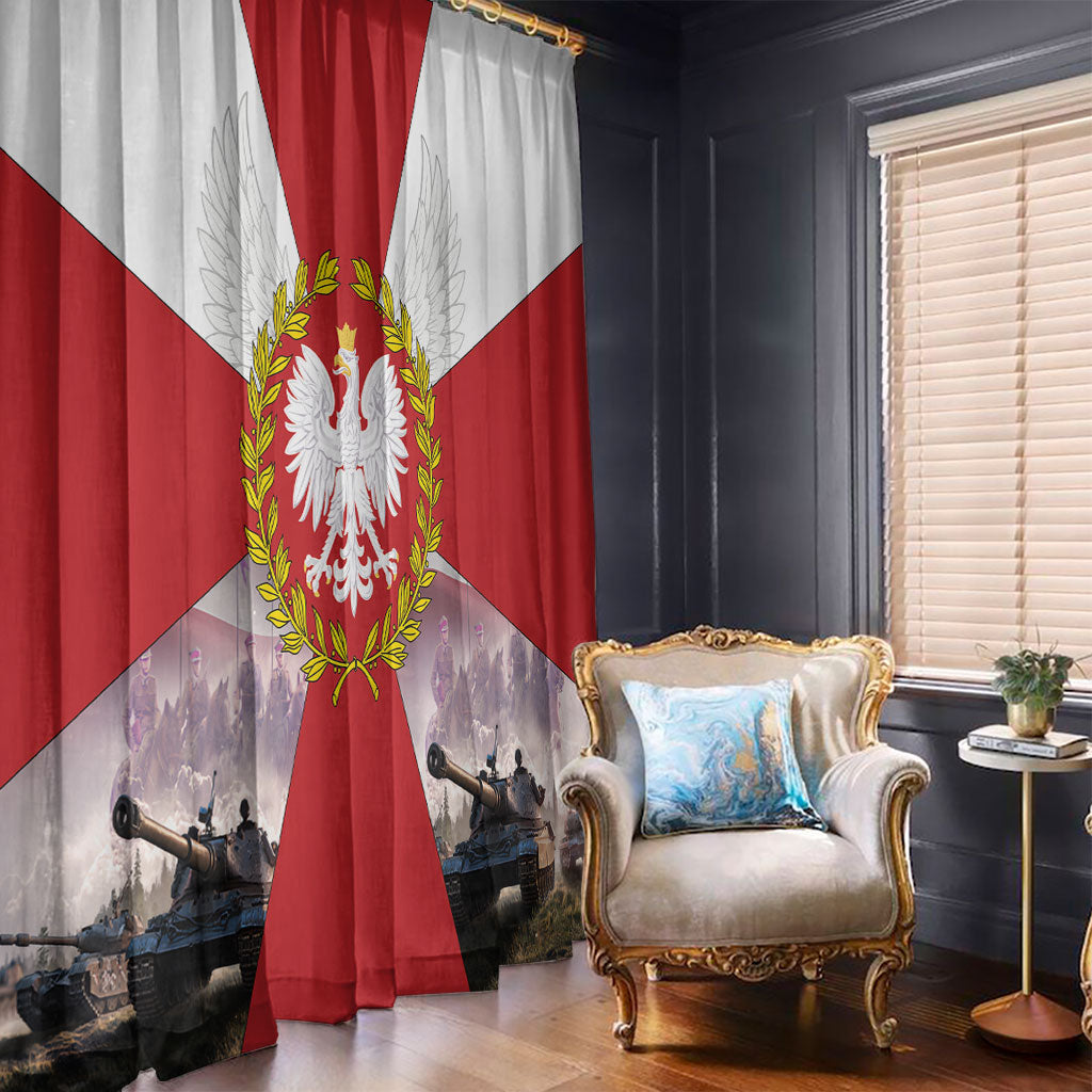 Polish Armed Forces Day Window Curtain Bog Honor Ojczyzna Heritage