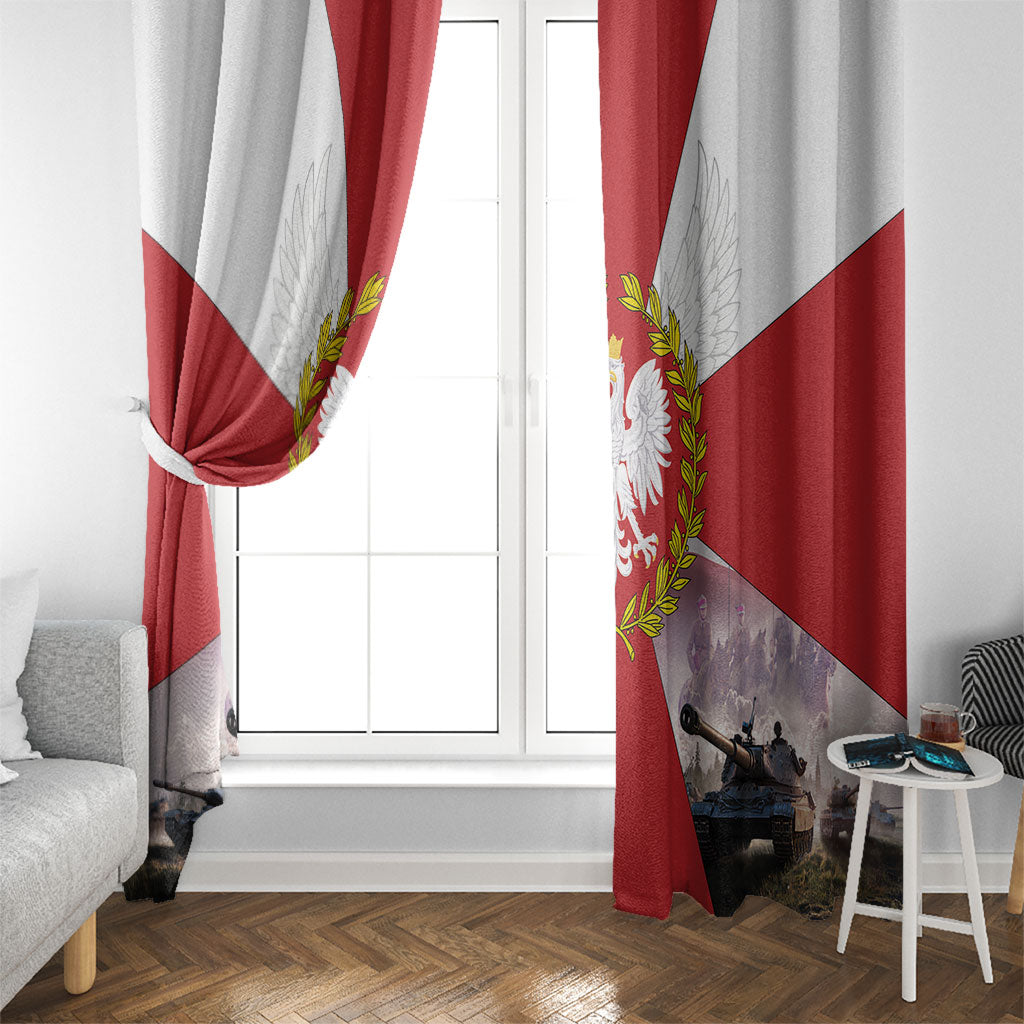 Polish Armed Forces Day Window Curtain Bog Honor Ojczyzna Heritage