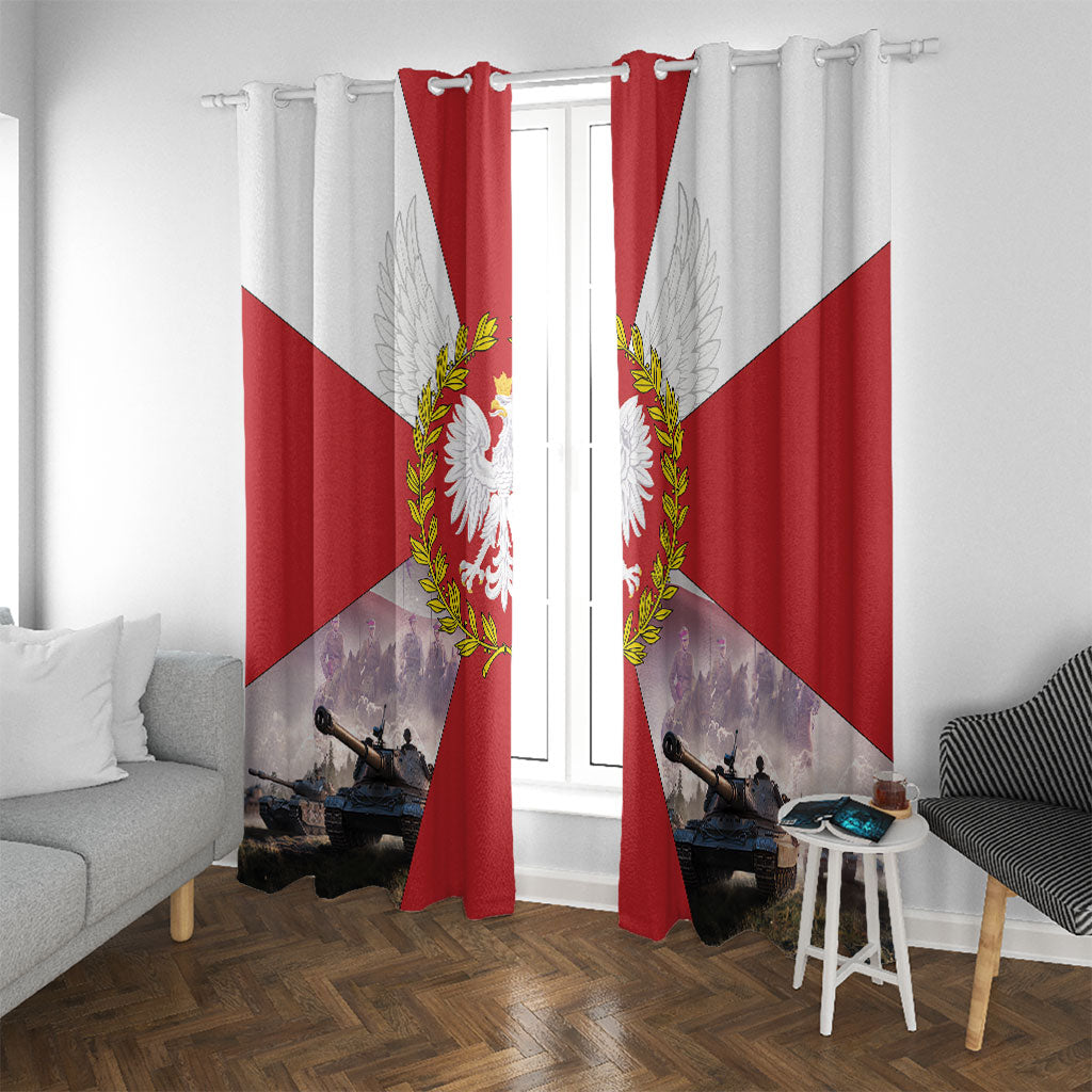 Polish Armed Forces Day Window Curtain Bog Honor Ojczyzna Heritage