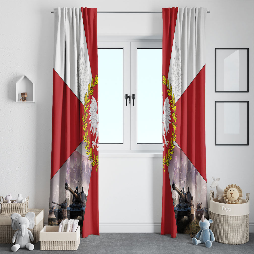 Polish Armed Forces Day Window Curtain Bog Honor Ojczyzna Heritage