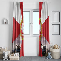Polish Armed Forces Day Window Curtain Bog Honor Ojczyzna Heritage