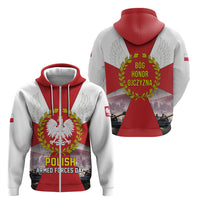 Polish Armed Forces Day Zip Hoodie Bog Honor Ojczyzna Heritage