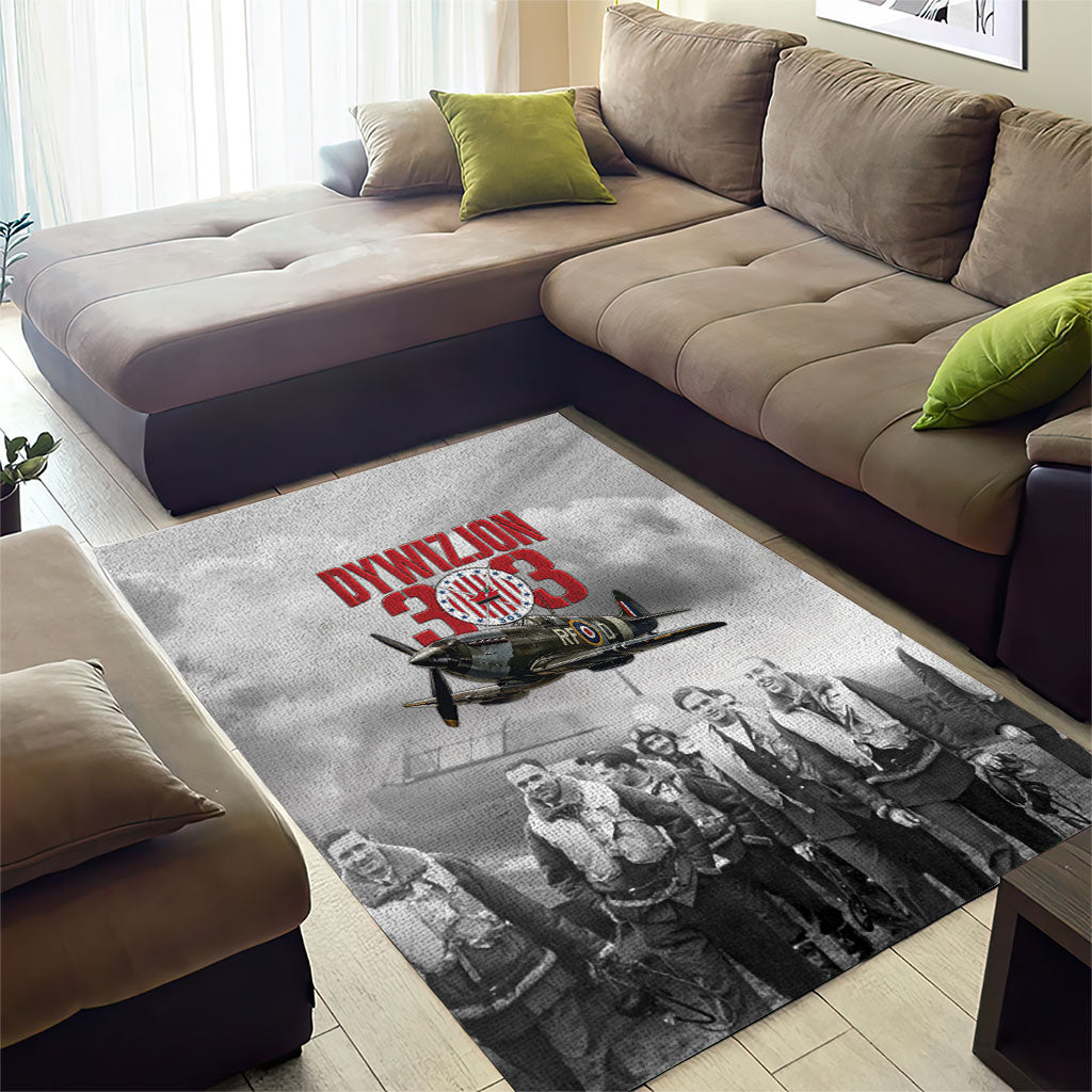 Polish 303 Squadron Area Rug Battle Of Britain Air Heroes
