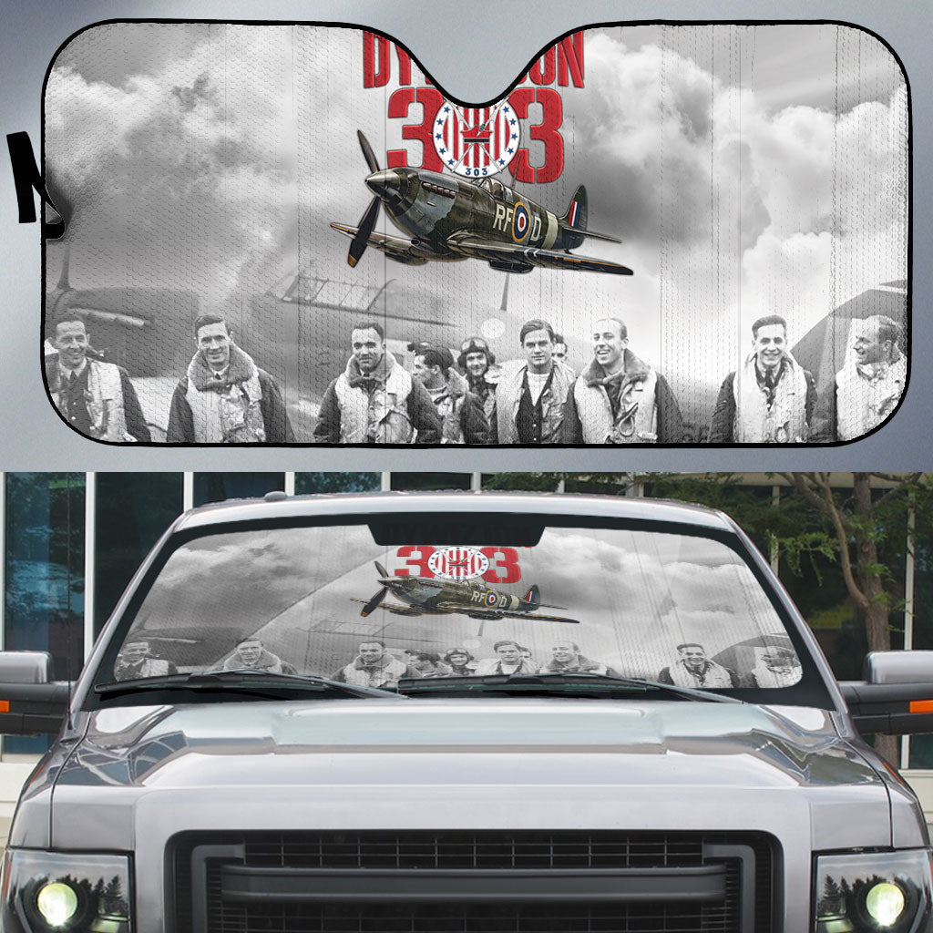 Polish 303 Squadron Auto Sun Shade Battle Of Britain Air Heroes