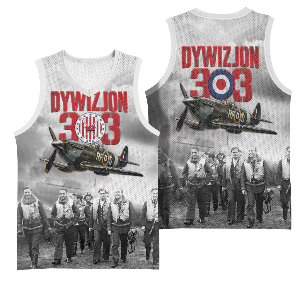 Polish 303 Squadron Basketball Jersey Battle Of Britain Air Heroes